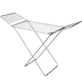 Huitich steel clothes dryer foldable laundry drying solution with multiple drying rods and sturdy frame